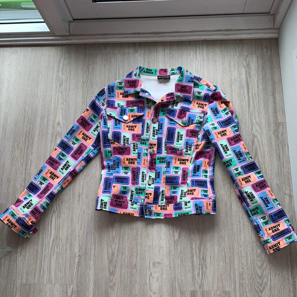 Admit One 🎟️ Ticket Jean Jacket